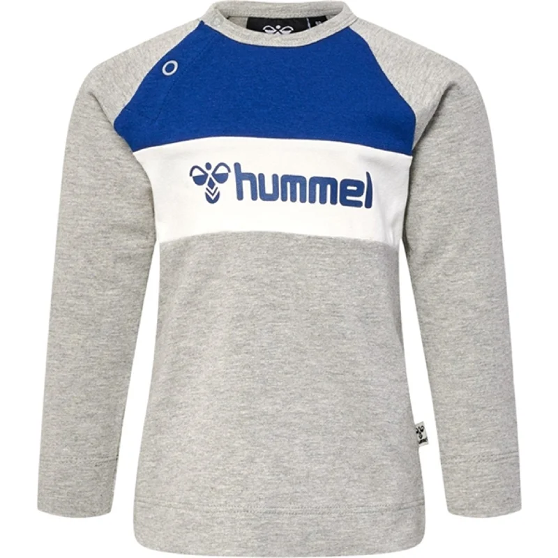 Elegant And Simple Hummel Grey Melange Murphy T-shirt