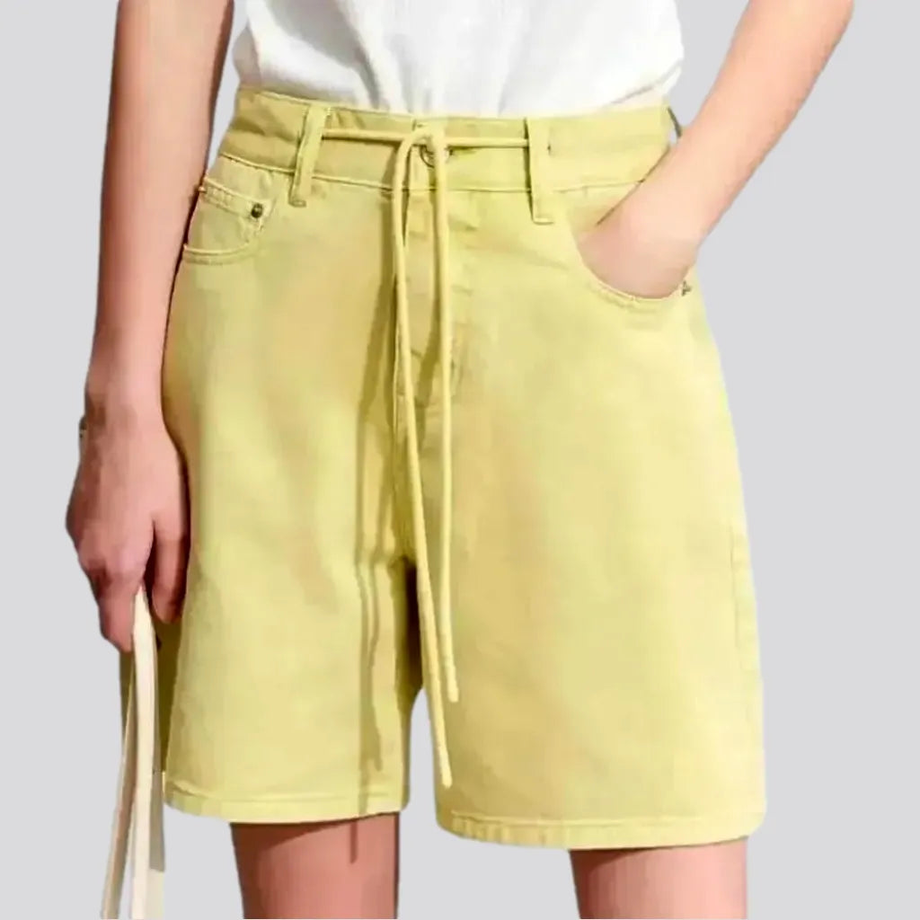 Classic Chic denim shorts for women