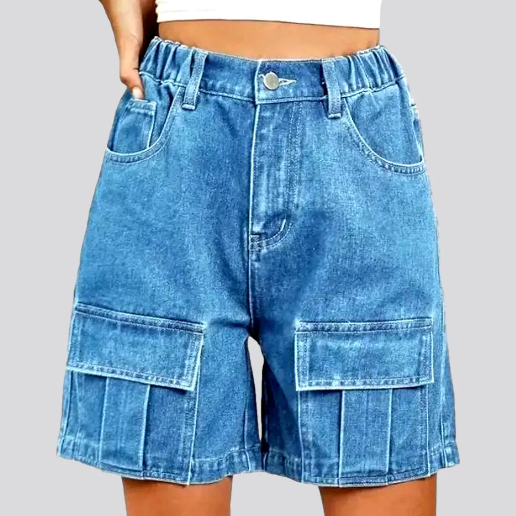 Beautiful Romance Cargo women's jean shorts