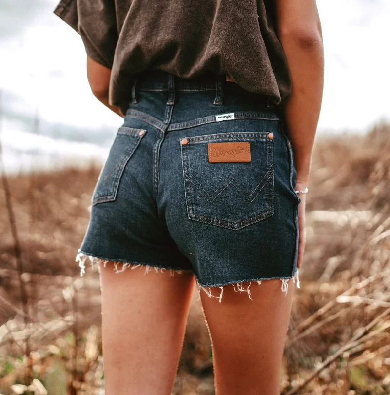 Double-sided Wear Wrangler Reba Denim Shorts