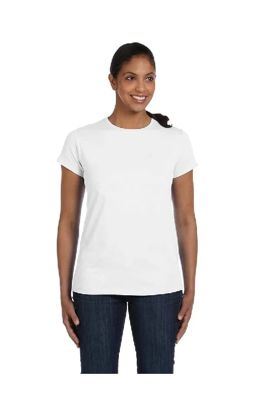 Slightly Flared Design Hanes 5680: Ladies' 6.1 oz. Tagless® T-Shirt