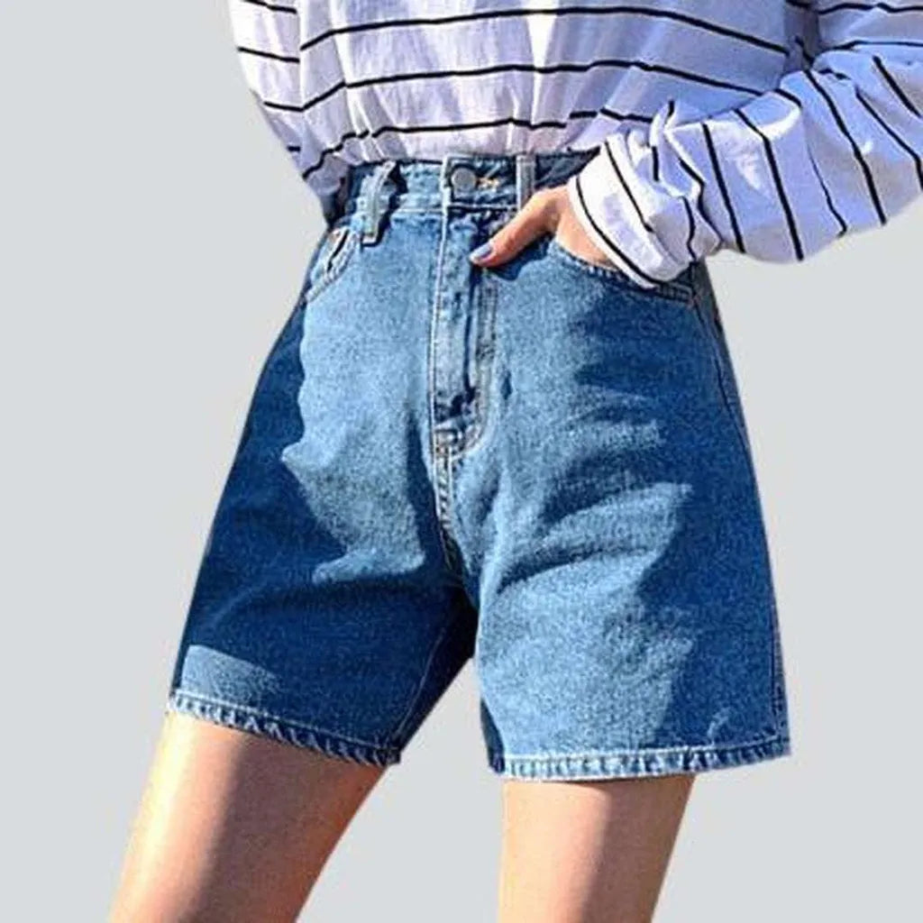 Fashionable Items Women's wide leg jeans shorts