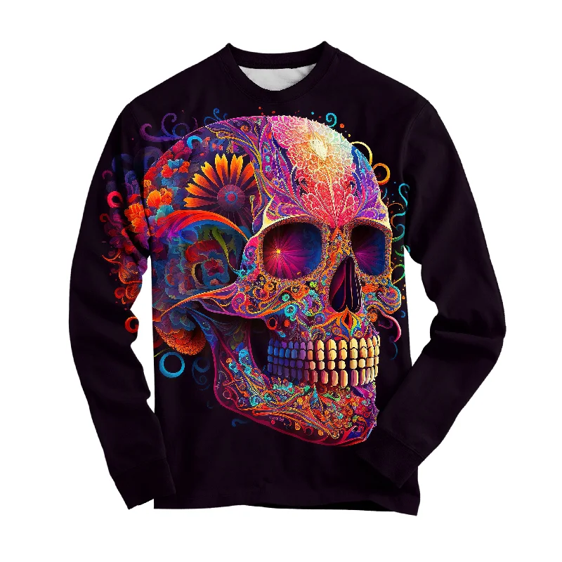 Comfortable And Casual DOTD Skull Long Sleeve