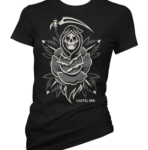 Age-reducing Style Too Dead to Care Women's T-Shirt