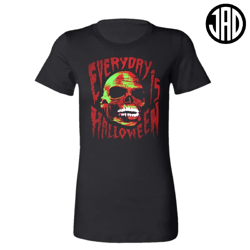 European And American Style Everyday Is Halloween Skull - Women's Tee