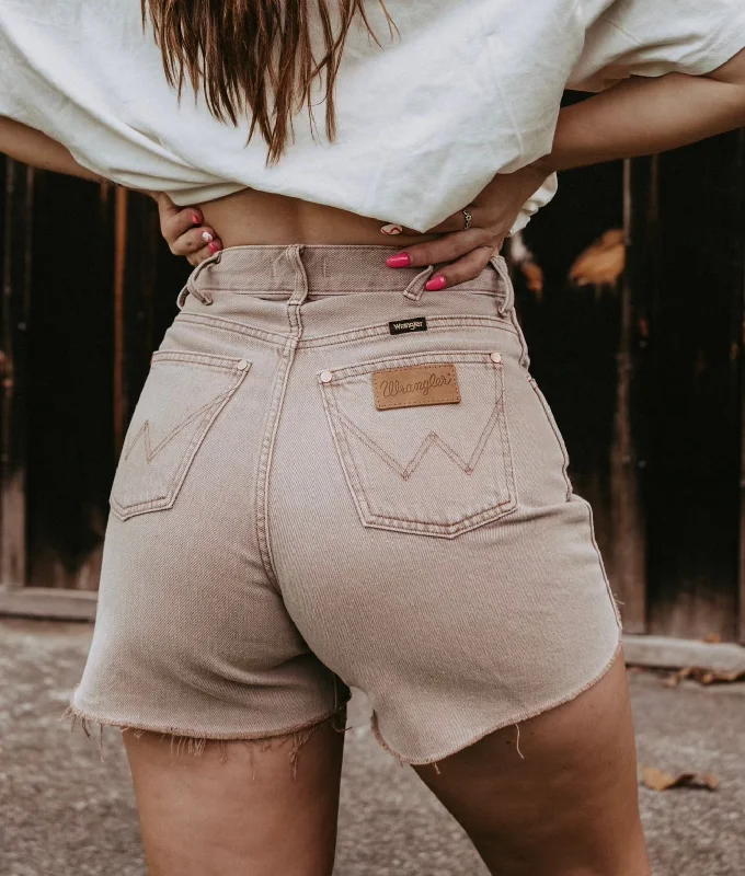 Sweet Girl Wrangler Dahlia Brown Sugar Shorts