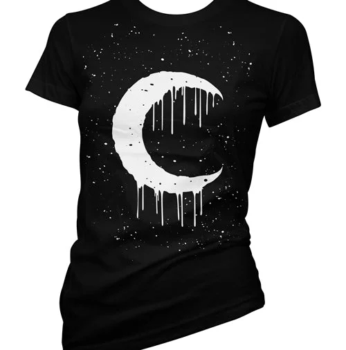 Light And Breathable Moon Drip Women's T-Shirt