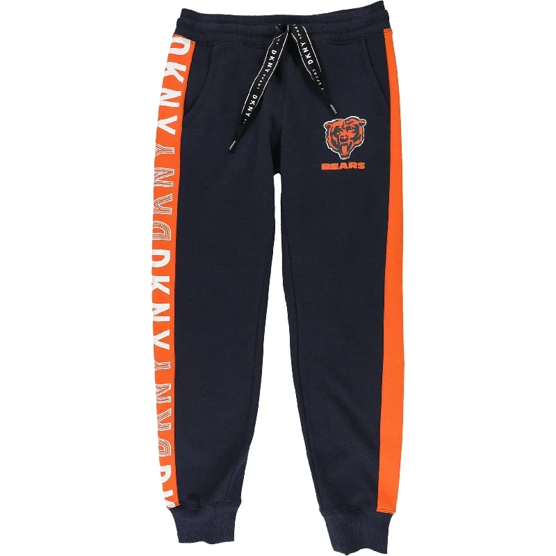 Sports And Leisure DKNY Womens Chicago Bears Athletic Sweatpants, Blue, Small