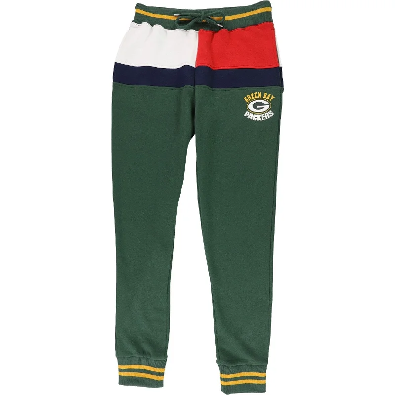 Diamond Series Tommy Hilfiger Womens Green Bay Packers Athletic Jogger Pants, Green, Small