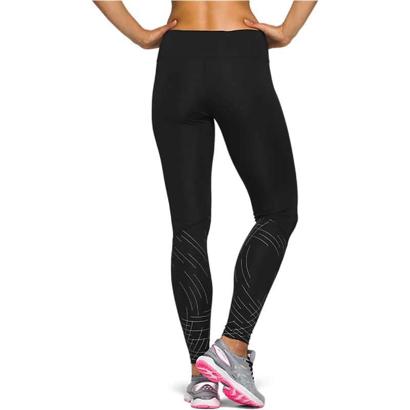 Sexy Fun ASICS Womens Night Track Compression Athletic Pants, Black, Medium