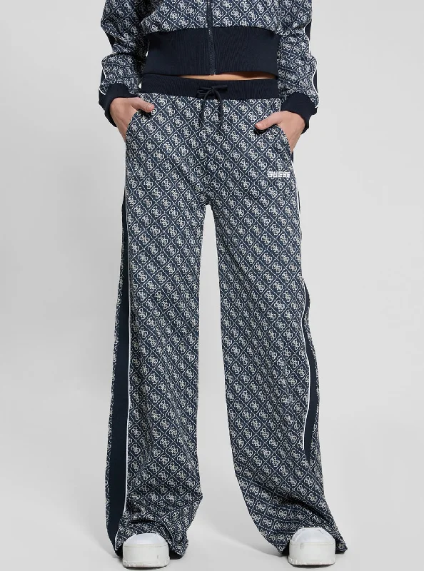 Fresh And Simple Blue Logo Sarah Wide Pant