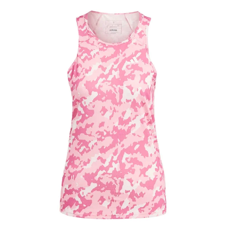 Sweet Girl adidas - Women's Own The Run AOP Tank (HR9976)