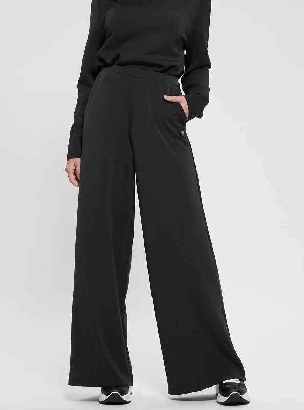 Classic Retro Eco Black Olympe Wide Leg Pant