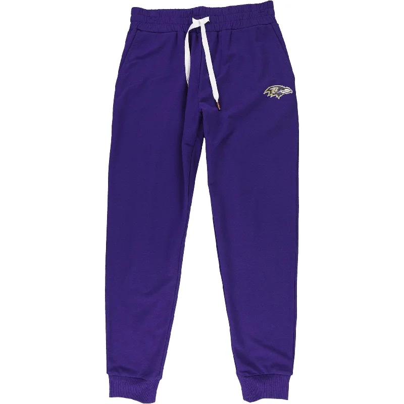 Elegant Style G-III Sports Womens Baltimore Ravens Athletic Jogger Pants, Purple, Small