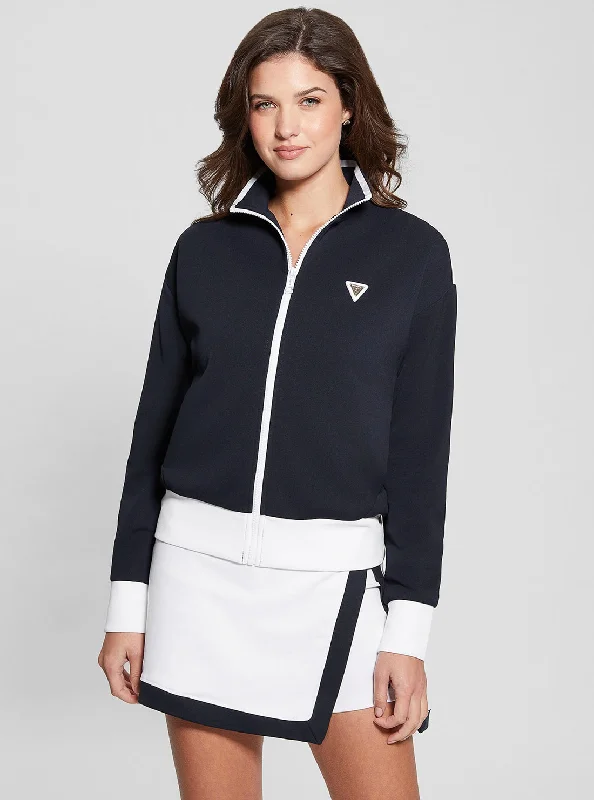 Casual Street Navy Mylah Zip Jacket