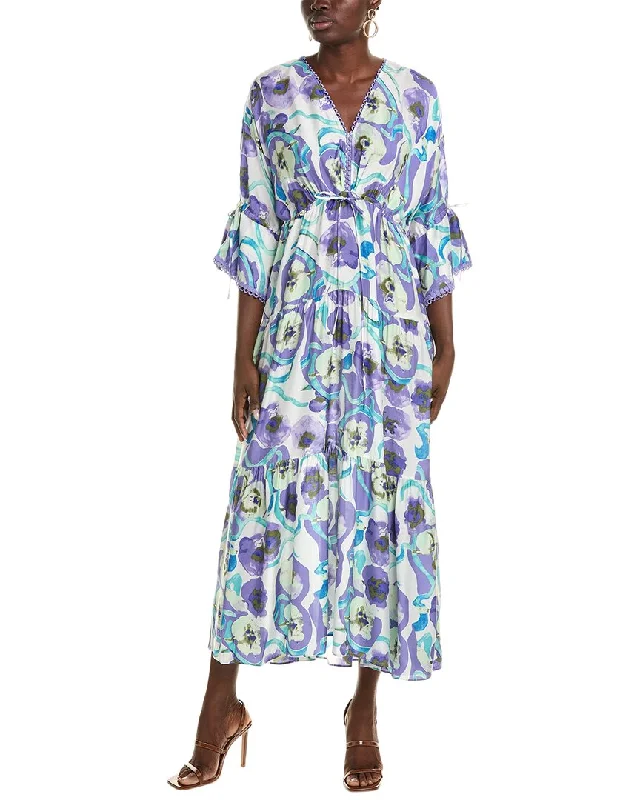 Versatile Items Diane von Furstenberg Boris Silk-Blend Midi Dress