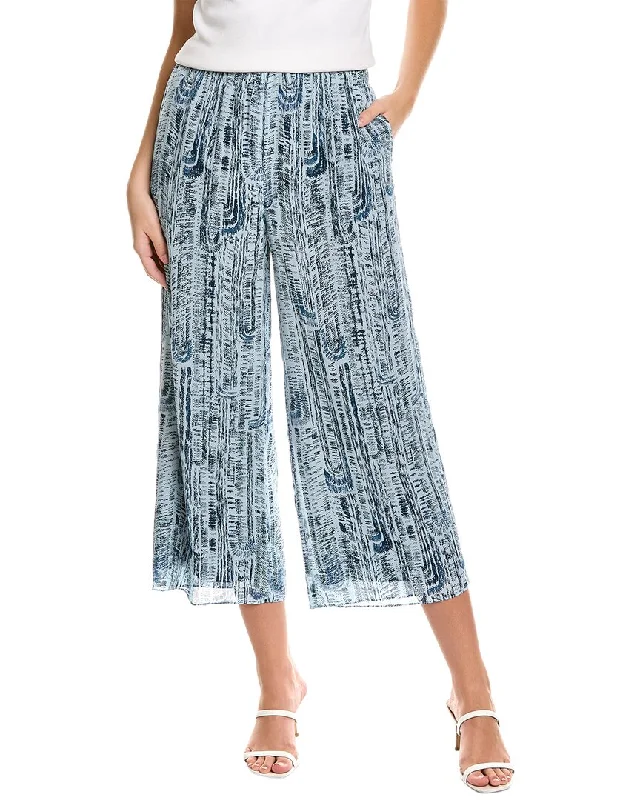 Theory Easy Wide Silk Pant