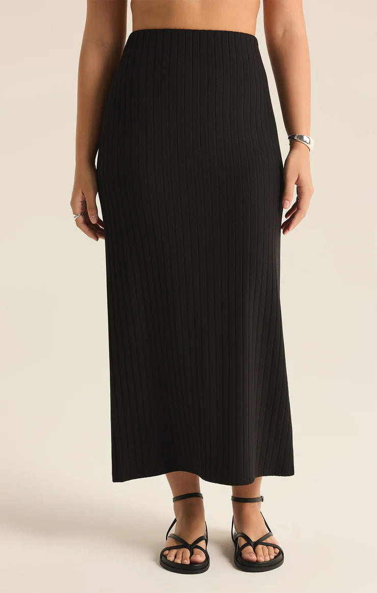 Z Supply Louisa Rib Midi Skirt