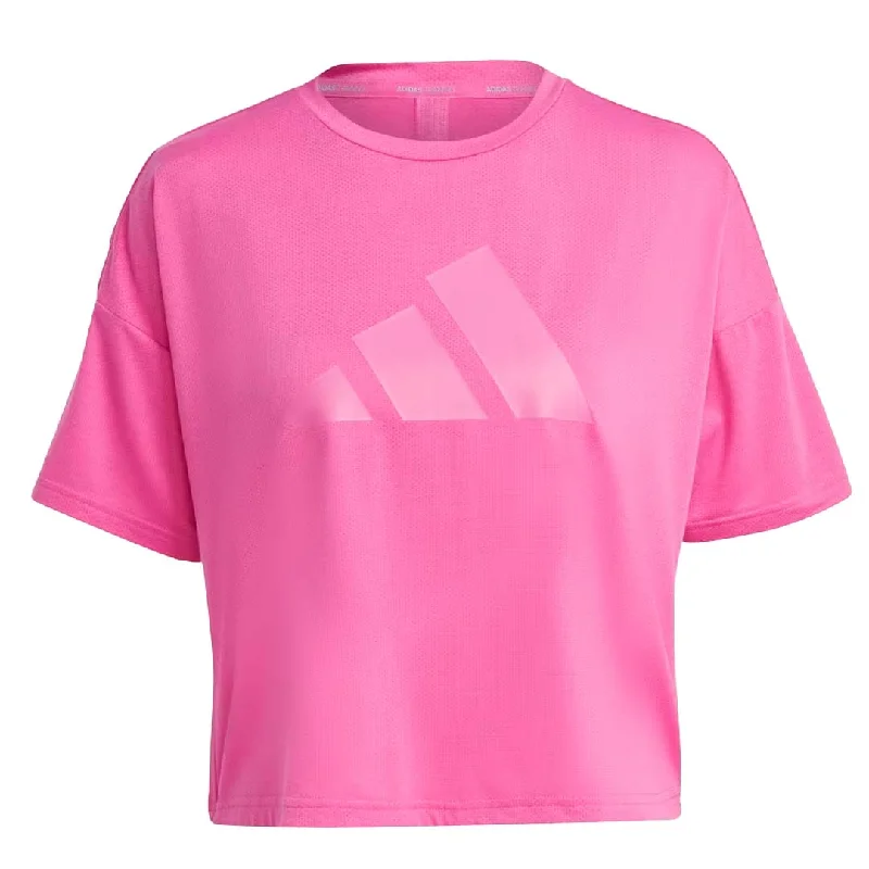 Thin Design Sleeveless activewear adidas - Women's Train Icon 3 Bar Logo T-Shirt (HS2345)