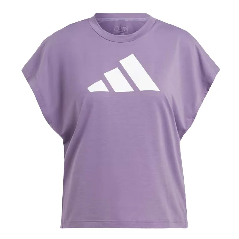 Carefree Fitted workout shirt adidas - Women's Train Icons Training Logo T-Shirt (IM4747)