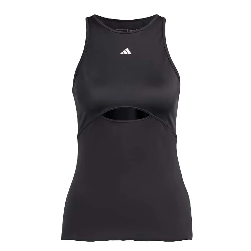 Trendy And Casual Moisture-wicking leggings adidas - Women's Hiit Aeroready Training Tank Top (HN7771)