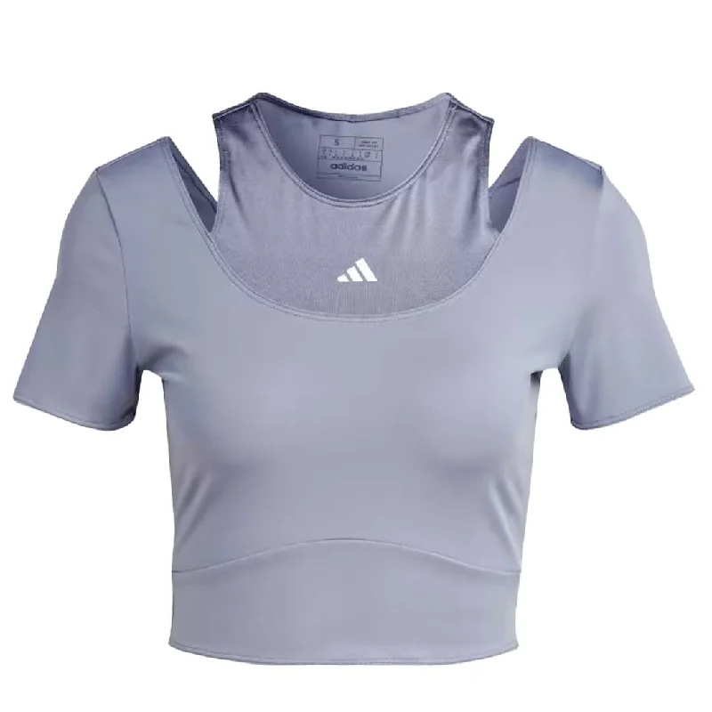 Autumn Selection Athletic leggings adidas - Women's Hiit Crop Training T-Shirt (IB8599)