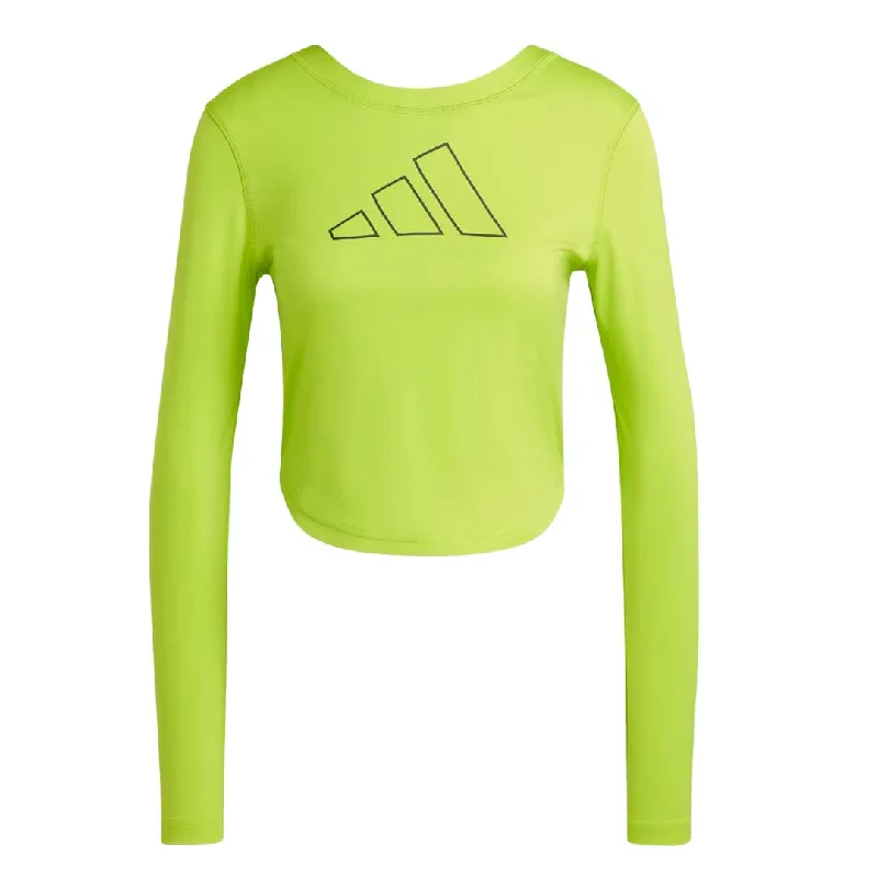 Fashion Elements Relaxed workout shorts adidas - Women's  Hyperbright Training Long Sleeve T-Shirt (IL6618)