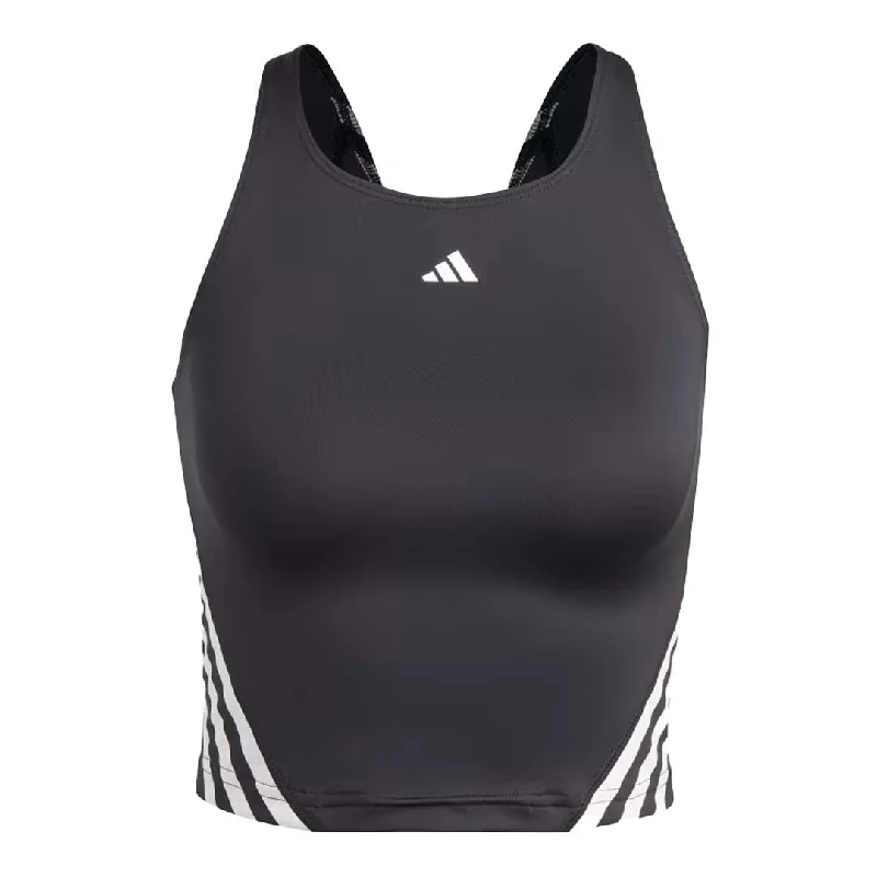 French Style Performance activewear set adidas - Women's Train Icons 3-Stripes Tank (HT9430)