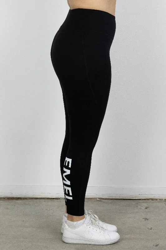 NEO ACTIVEWEAR TIGHTS BLACK/WHITE